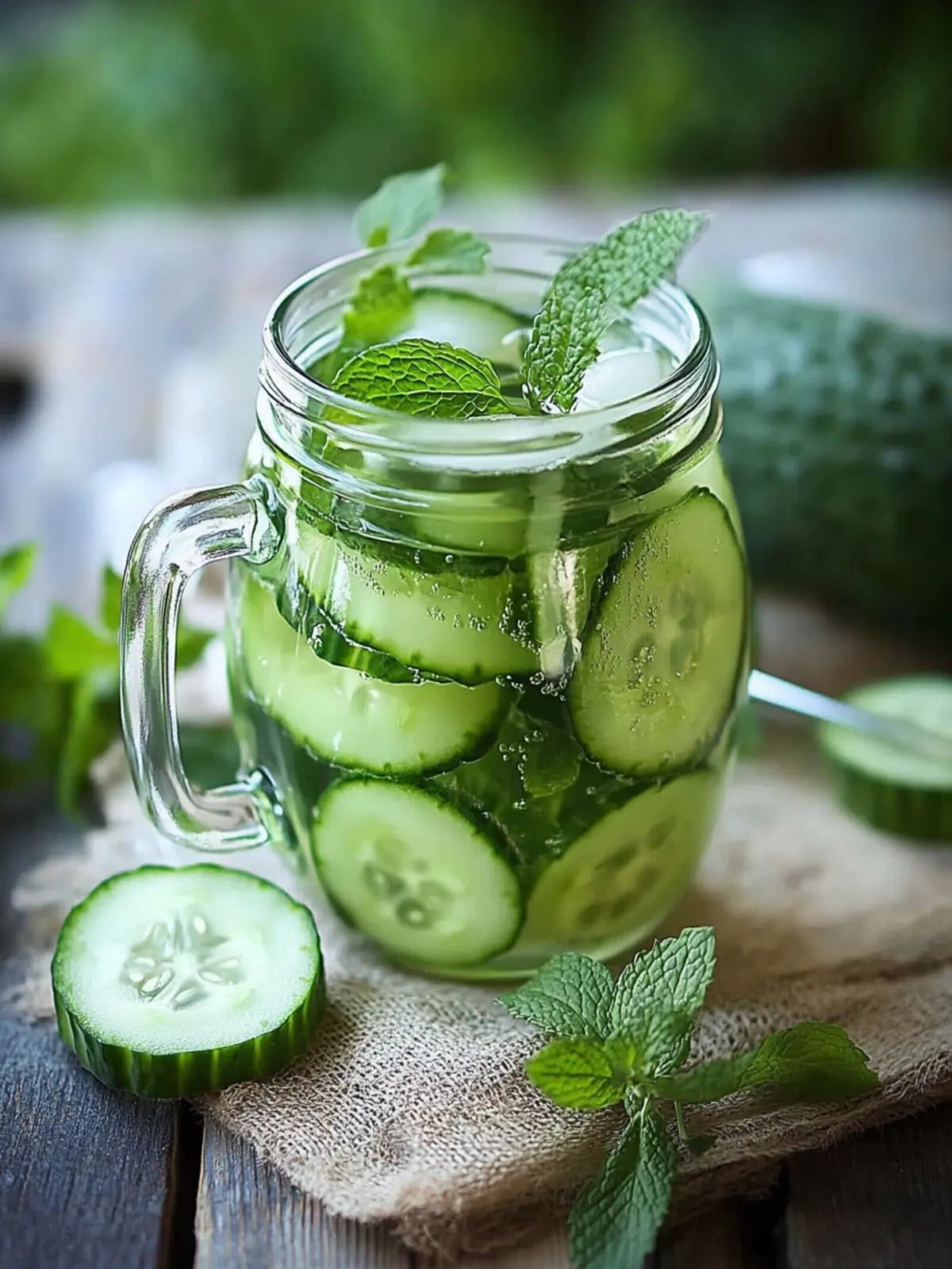 Homemade Summer Refreshment: Easy Cucumber Peppermint Tea Recipe